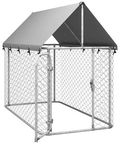 Canil de exterior com telhado 200x100x150 cm