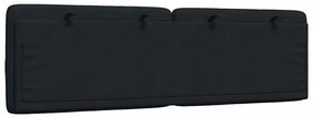 Almofadão de cabeceira 160 cm tecido preto