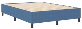 Cama Box Spring vidaXL Azul 140x200 cm em Tecido de Corduroy