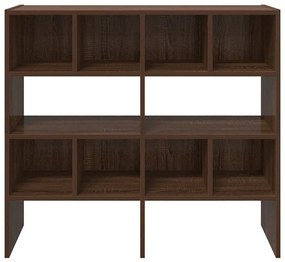 Sapateiras 2 pcs empilháveis 89,5x30x40 cm carvalho castanho