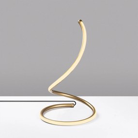 Candeeiro de Mesa Yay – Dourado – Diâmetro: 25 cm Altura: 40 cm