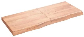 Prateleira de parede 120x50x(2-6) cm carvalho tratado castanho