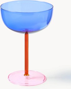 Taças de champanhe em vidro borosilicato artesanal Karisa, conjunto de 4