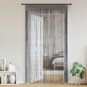 vidaXL Cortinas de corda 2 peças antracite 100x250 cm