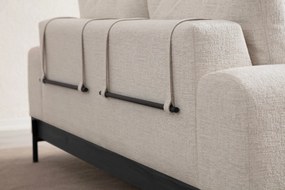 Sofá de 3 Lugares Eti – Branco – 220 cm x 98 cm x 78 cm
