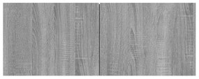 Móveis TV 2pcs 80x30x30 cm derivados madeira cinzento sonoma