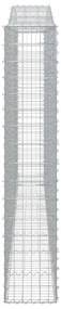 Cestos gabião arqueados 5pcs 400x30x160/180cm ferro galvanizado