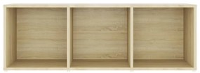 Móveis de TV 4 pcs 107x35x37 cm contraplacado carvalho sonoma