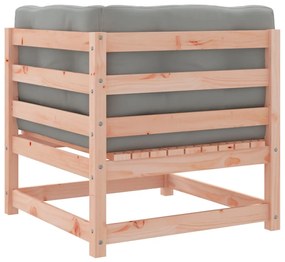 8 pcs conj. sofás jardim c/ almofadões madeira abeto-de-douglas