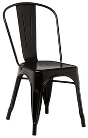 Cadeira De Jantar Empilhável Lix Preto - Sklum