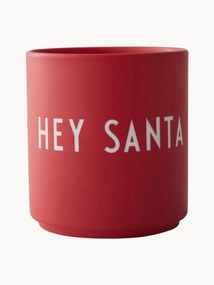 Caneca de design com inscrição Favourite HEY SANTA