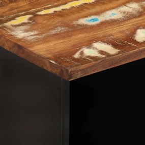 Móvel de TV 100x33x46 cm acácia maciça/derivados madeira
