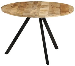 Mesa de jantar 110x75 cm madeira de mangueira maciça