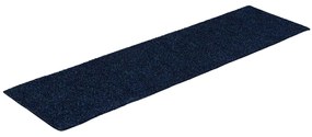Tapetes de escada adesivos 30 pcs 76x20 cm retangular azul