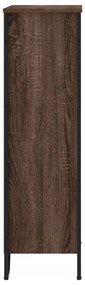 Estante 80x31x106 cm derivados de madeira carvalho castanho