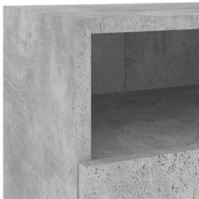 Móveis parede TV 2 pcs 40x30x30 cm deriv. madeira cinza cimento