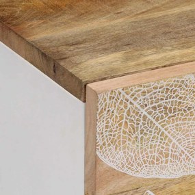 Mesa de centro 100x54x40 cm madeira de mangueira maciça