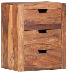 Mesa de cabeceira 40x30x50 cm madeira de acácia maciça