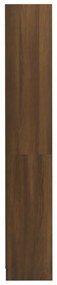 Estante 4 prateleiras 80x24x142cm derivados de madeira castanho