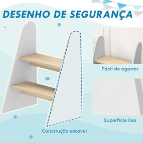 AIYAPLAY Banco para Crianças de 2 Degraus Torre de Aprendizagem Escada