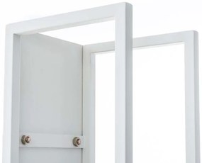 Suporte para lenha Spark 25 x 120 x 25 cm Branco