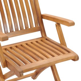 Cadeiras de jardim dobráveis c/ almofadões 8 pcs teca maciça