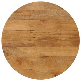 vidaXL Tampo de mesa redondo Ø80x3,8cm madeira de mangueira maciça