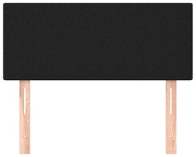 Cabeceira de cama tecido 80x5x78/88 cm preto
