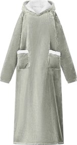 vidaXL Sweatshirt manta Cinzeto L Fleece e Flanela