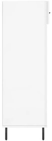 Sapateira 60x35x105 cm derivados de madeira branco brilhante