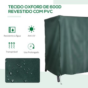 Outsunny Capa para Móveis de Jardim Capa Protetora para Baloiços de Ex