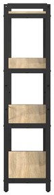 Estante Carvalho sonoma 80 x 30 x 118 cm Aglomerado