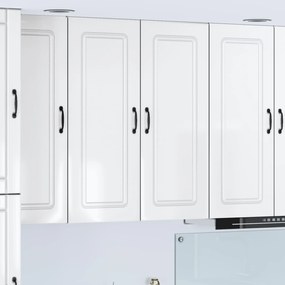 vidaXL Armário de Cozinha Kalmar Branco Brilhante 80 x 31 x 100 cm