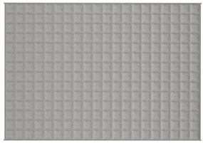 Manta pesada 10 kg 135x200 cm tecido cinza
