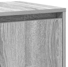 Buffet Cinzento sonoma de Madeira de Engenharia 120 x 41 x 75 cm