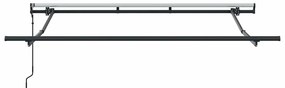 Toldo Retrátil Manual Antracite e Branco