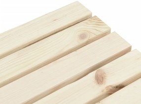 Mesa de centro para jardim 90x50x40 cm madeira de abeto maciça