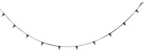 Fio de Luzes Preto Conectável com Ficha, 6m, 10 Luzes E27, IP64 - Lubber