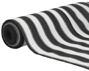 Rede de privacidade PEAD 75 g/m² 1x10 m antracite e branco