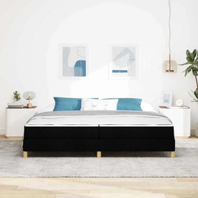 Cama Box Preto, Marrom 200 x 200 cm