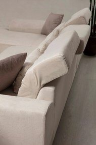 ****  
Sofá de canto Frido – Ecru – 190 x 304 cm

**