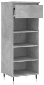 Sapateira 40x36x105 cm derivados de madeira cinzento cimento