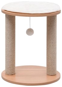 vidaXL Árvore para gatos pequena c/ postes arranhadores 44 cm
