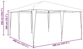 Tenda de Festa Antracite 4x4 m PE