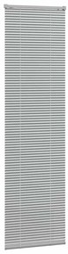 Persiana de Janela com cortinas Outros Manual Prata 60 x 220 cm Alumín