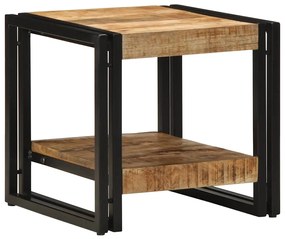 vidaXL Mesa de centro Castanho 40 x 40 x 38 cm Madeira de manga maciça