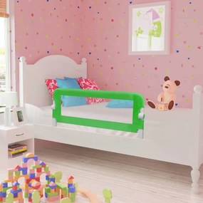 10099 vidaXL Toddler Barra de segurança para cama 102 x 42 cm verde