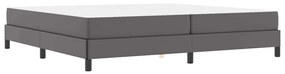 Cama Outros Cinzeto 200 x 200 cm Couro sintético