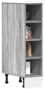 Armário inferior “Riga” 20x44,5x81,5cm cinzento sonoma