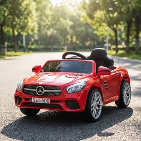 Carro elétrico para crianças Mercedes SL500, carro elétrico infantil de 12 volts com bateria de lítio